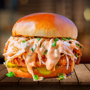 chicken salad burger